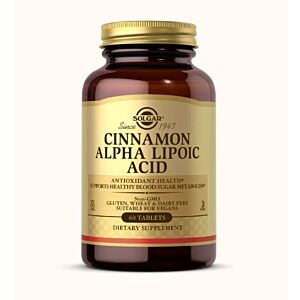 Cinnamon Alpha Lipoic Acid 60 Tablete - Solgar