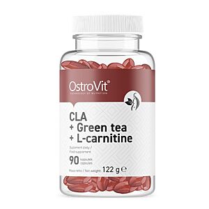 CLA + Green Tea + L-carnitine (Arzator de Grasimi) 90 capsule - Ostrovit