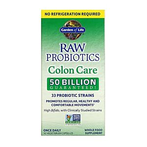 RAW Probiotics Colon Care 30Capsule - Garden of Life