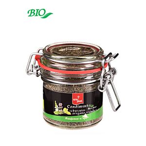 Condiment BIO cu Busuioc, Oregano, Cimbrisor 33gr. - Nera Plant