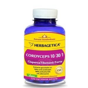 Cordyceps10/30/1 Ciuperca Tibetana Forte Herbagetica 120 capsule