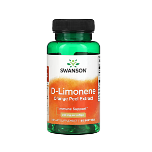D-Limonene Orange Peel Extract 250mg 60 Softgels Swanson
