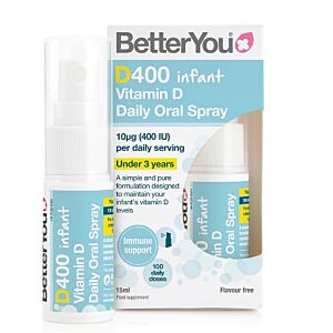 D400 Infant Vitamin D Oral Spray 15ml. - BetterYou