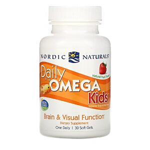 Daily Omega Kids 340 mg 30 Soft Gels - Nordic Naturals
