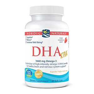 DHA Xtra 1660mg Strawberry 60 capsule - Nordic Naturals