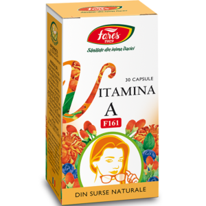 Vitamina A naturala, F161, 30 capsule