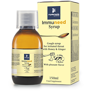 Sirop pt.gat cu miere&ghimbir-immuneed syrup 150ml-My Elements