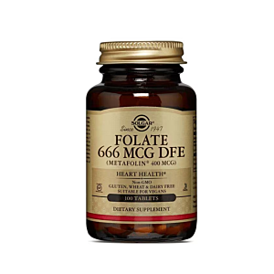 Folate 666 mcg DFE 100 Tablete - Solgar