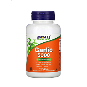 Garlic 5000 90 Tablete - NOW Foods