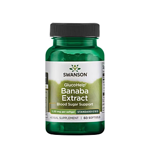 GlucoHelp Banaba Extract 1.33 mg 60 capsule Swanson