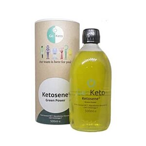 Go-Keto Ketosene Green Power MCT Oil Shape C8/C10  Omega 7, Avocado și Ulei de Macadamia 500 ml