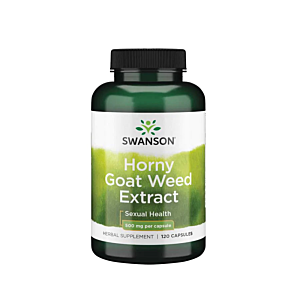 Horny Goat Weed Extract 500mg 120 capsule - Swanson