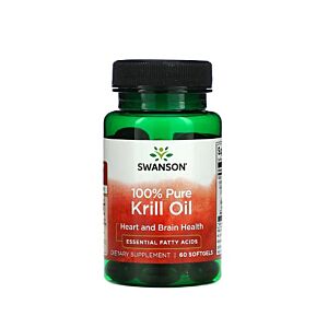 100% Pure Krill Oil 60 Softgels - Swanson