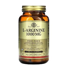 L-Arginine Free Form 1000mg 90 Tablete - Solgar