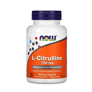 L-Citrulline 750 mg 90 Capsule - NOW Foods