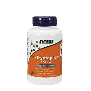 L-Tryptophan 500mg 60 Capsule - NOW Foods