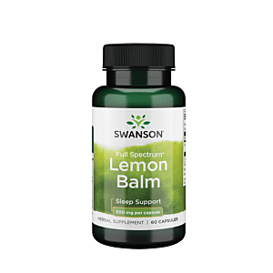 Lemon Balm Full Spectrum 500mg 60 Capsule - Swanson