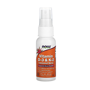 Vitamin D-3 & K-2 Liposomal Spray 59ml. - Now Foods