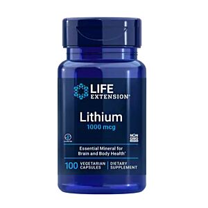 Lithium 1000 mcg 100 capsule - Life Extension