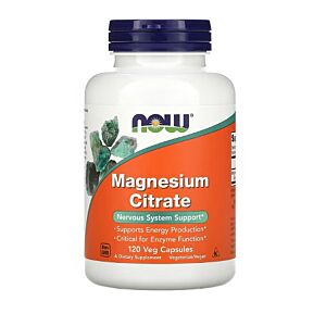 Magnesium Citrate 120 Capsules - NOW Foods