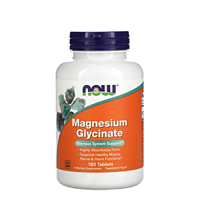 Magnesium Glycinate 180 Tablete - NOW Foods