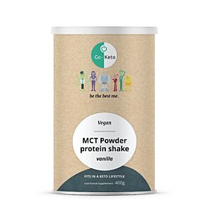 MCT Powder Keto Protein Shake Vanilla 400g. - Go-Keto
