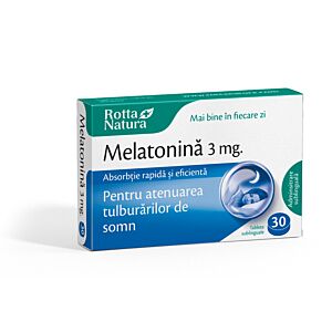 Melatonină 3 mg 30 tab Rotta Natura