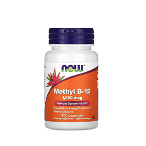 Methyl B-12 1000mcg 100 Lozenges - NOW Foods