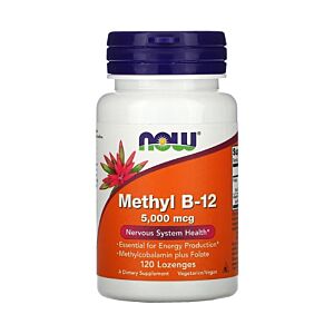 Methyl B-12 5000 mcg 120 Capsule - NOW Foods