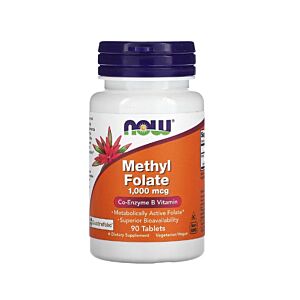 Methyl Folate 1000mcg 90 Tablete - NOW Foods