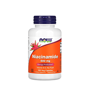 Niacinamide 500mg 100 Capsule - NOW Foods