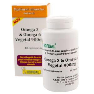Omega 3 & Omega 6 Vegetal-40cps. 900 mg Hofigal