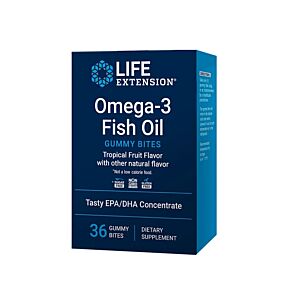 Omega-3 Fish Oil Gummy Bites 36 gummy - Life Extension