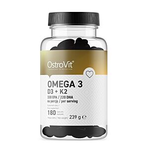 Omega 3 D3 + K2 330EPA / 220DHA - 180 capsule - Ostrovit