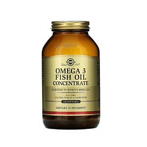 Omega 3 Fish Oil Concentrate 120 Softgels - Solgar