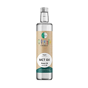 Organic-Bio MCT Oil Keto Pure Coconut C8 500ml - Go-Keto