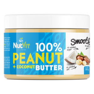 Peanut + Coconut Butter (Unt de Arahide+Cocos) 500 g smooth - Ostrovit
