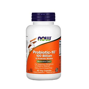 Probiotic-10 100 Billion 60 Capsule -NOW Foods