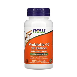 Probiotic-10 25 Billion 50 Capsules - NOW Foods