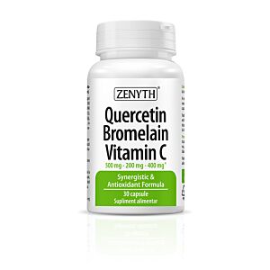 Quercetin Bromelain Vitamin C 30cps Zenyth