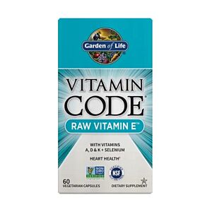Raw Vitamin E Vitamin Code 60 Capsules - Garden of Life