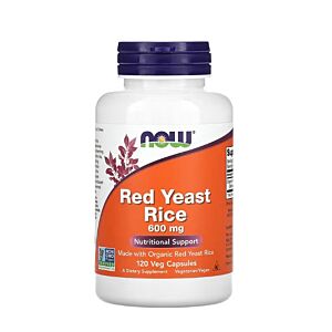 Red Yeast Rice 600mg 120 Capsule - NOW Foods