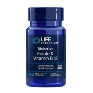 BioActive Folate & Vitamin B12 - 90cps Life Extension