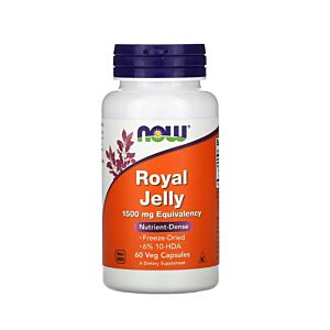 Royal Jelly 1500mg 60 Capsule - NOW Foods