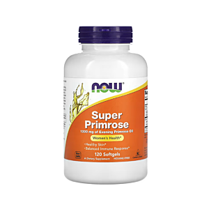 Super Primrose 1300mg 120 Softgels - NOW Foods