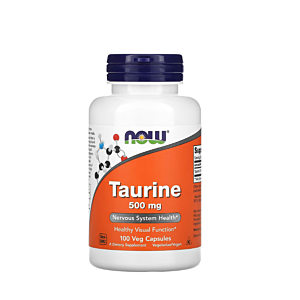 Taurine, 500 mg, 100 Veg Capsule - NOW Food
