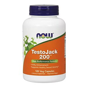 TestoJack 200 Stimulent Testo 120 Capsule - NOW Foods