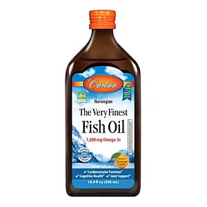 The Very Finest Fish Oil Lemon 500ml - Carlson