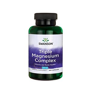 Triple Magnesium Complex 400 mg, 100 Capsule - Swanson