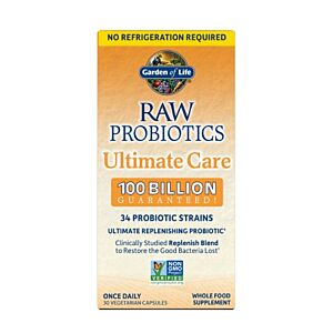 Raw Probiotics Ultimate Care Shelf-Stable 30 Capsule - Garden Of Life